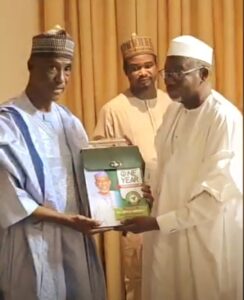 Chairman, Northwest Development Commission, Alh. Lawal Sama'ila, with Jigawa State Gov. Umar Namadi 20250307 193103