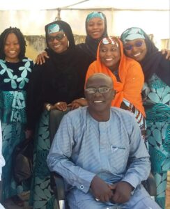 Comrade Abbas Ibrahim with the leadership of NAWOJ he inaugurated during his tenure as Chairman NUJ Kano State Council.