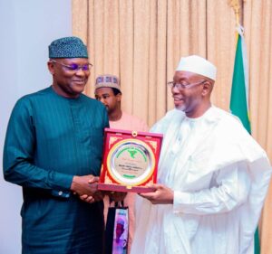 Gov. Namadi of Jigawa with Mr Folarunsho Aluko, DG Progressive Governors Forum Gov. Namadi of Jigawa with Mr Folarunsho Aluko, DG Progressive Governors Forum