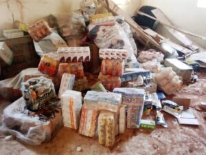Cross section of the seized commodities