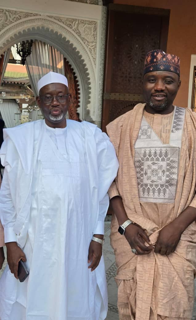 Gov. Umar Namadi of Jigawa state and Commissiiner for Power, Engr Surajo Musa at the summit