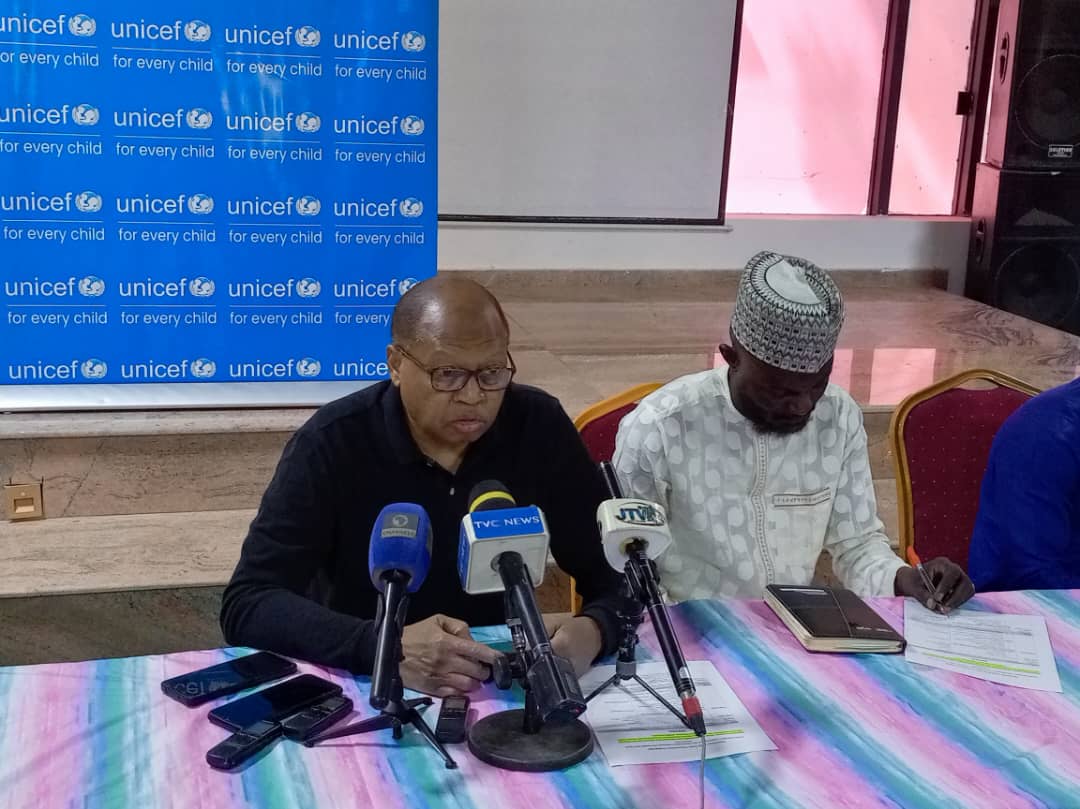 Chief of Kano Field Office, Mr Muhammed Rahma Farah at the media dialogue