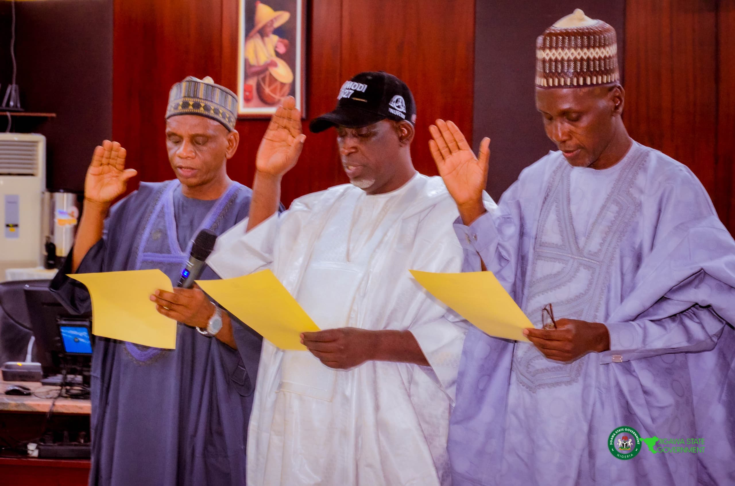 The newly inaugurated special advisers The newly inaugurated special advisers